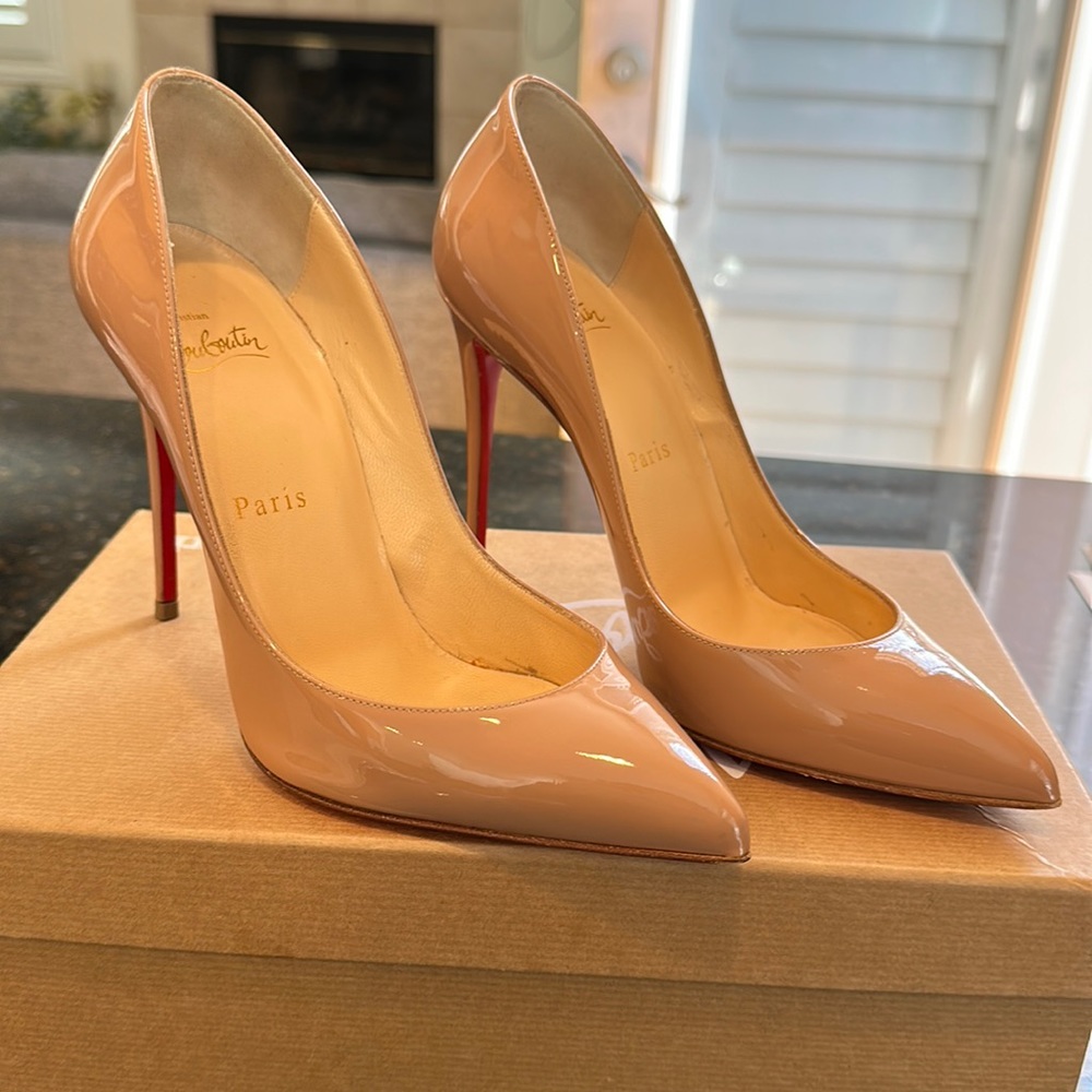 Christian Louboutin Pigalle Follies. Pre-loved. Dust bags and heels only.